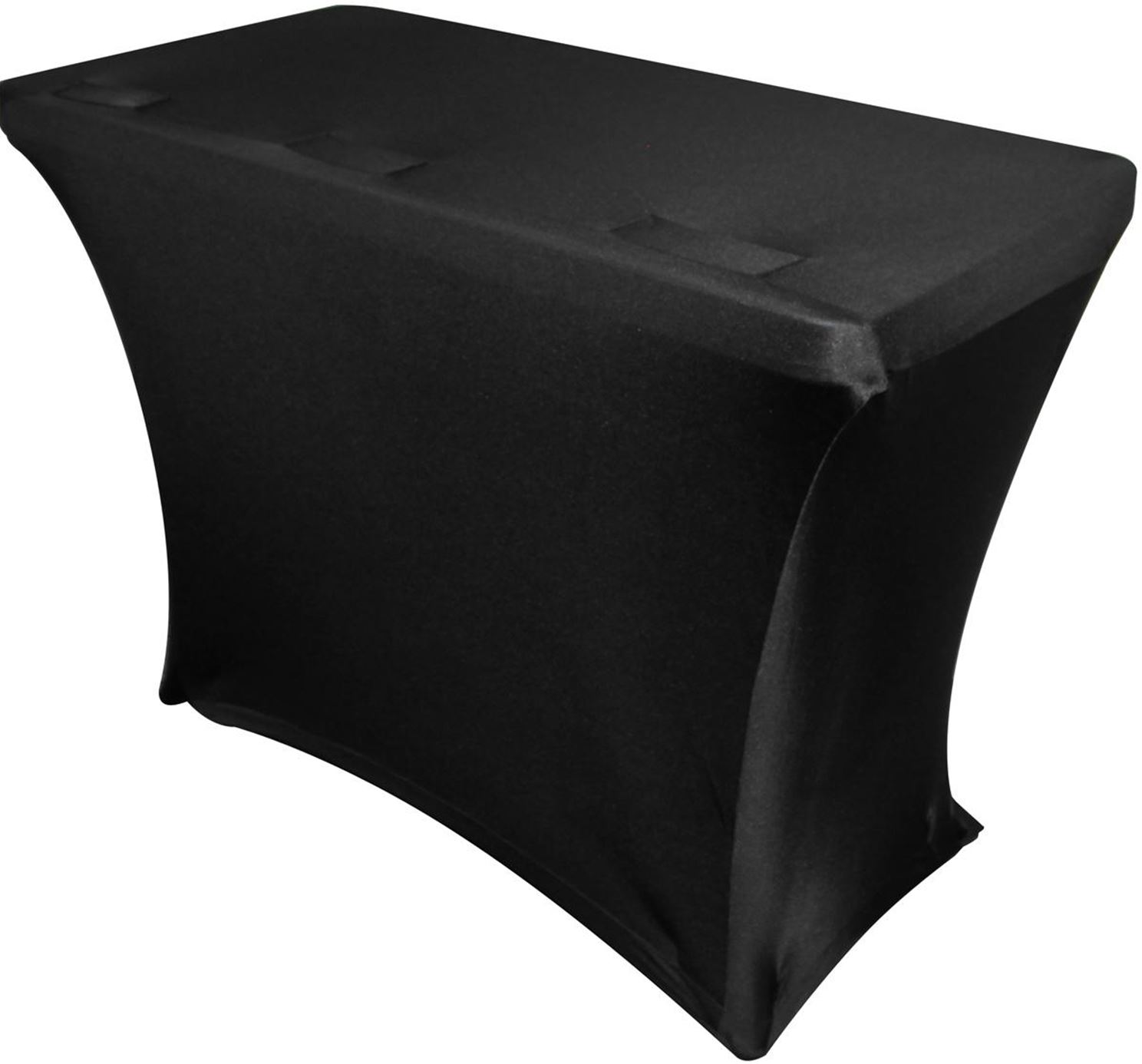 spandex black dj table cover | Table Covers Depot