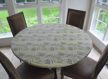round fitted vinyl table covers
