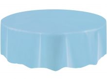Blue Fitted Vinyl Card Table Covers