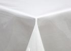 Clear Thick Plastic Table Covers for White Tablcloth