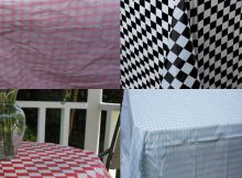 Round Plastic Table Covers With Elastic Edges
