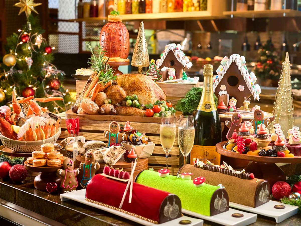 5 tips buffet table decorations for Thanksgiving and Christmas