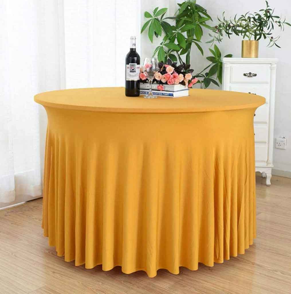 5 Types Of Spandex Caps Recommendation For Custom Elastic Table Covers | Table Covers Depot