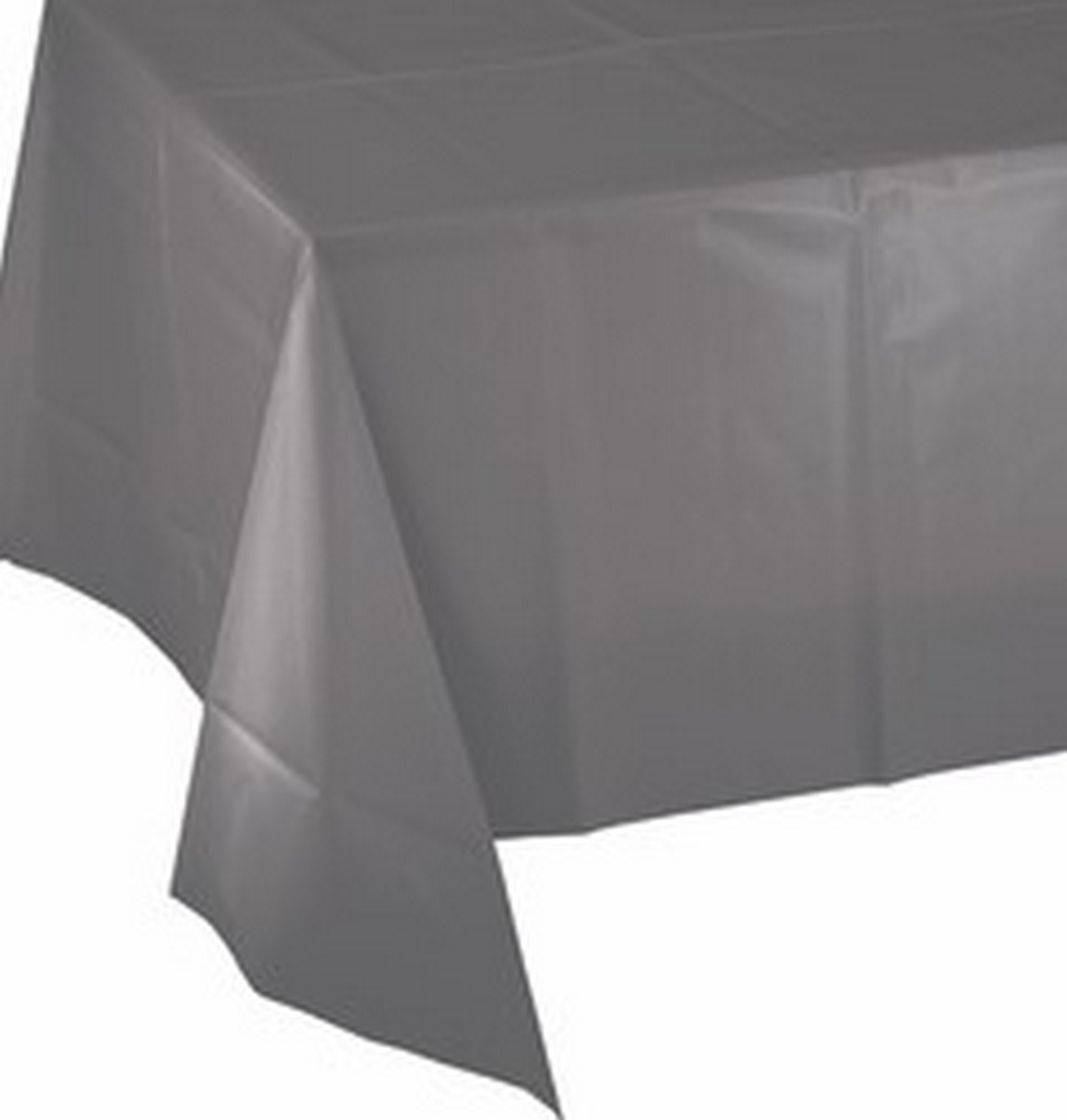 Various Gray Plastic Tablecloths for Party Celebration | Table Covers Depot