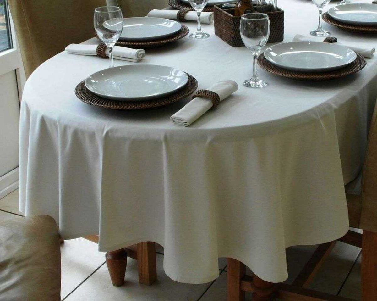 Buy Dining Room Tablecloth Oval 60 X 102