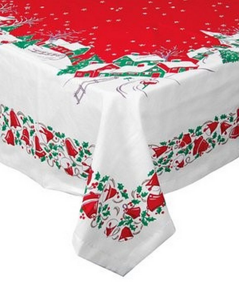 5 Gorgeous Oval Tablecloths for Christmas Holiday