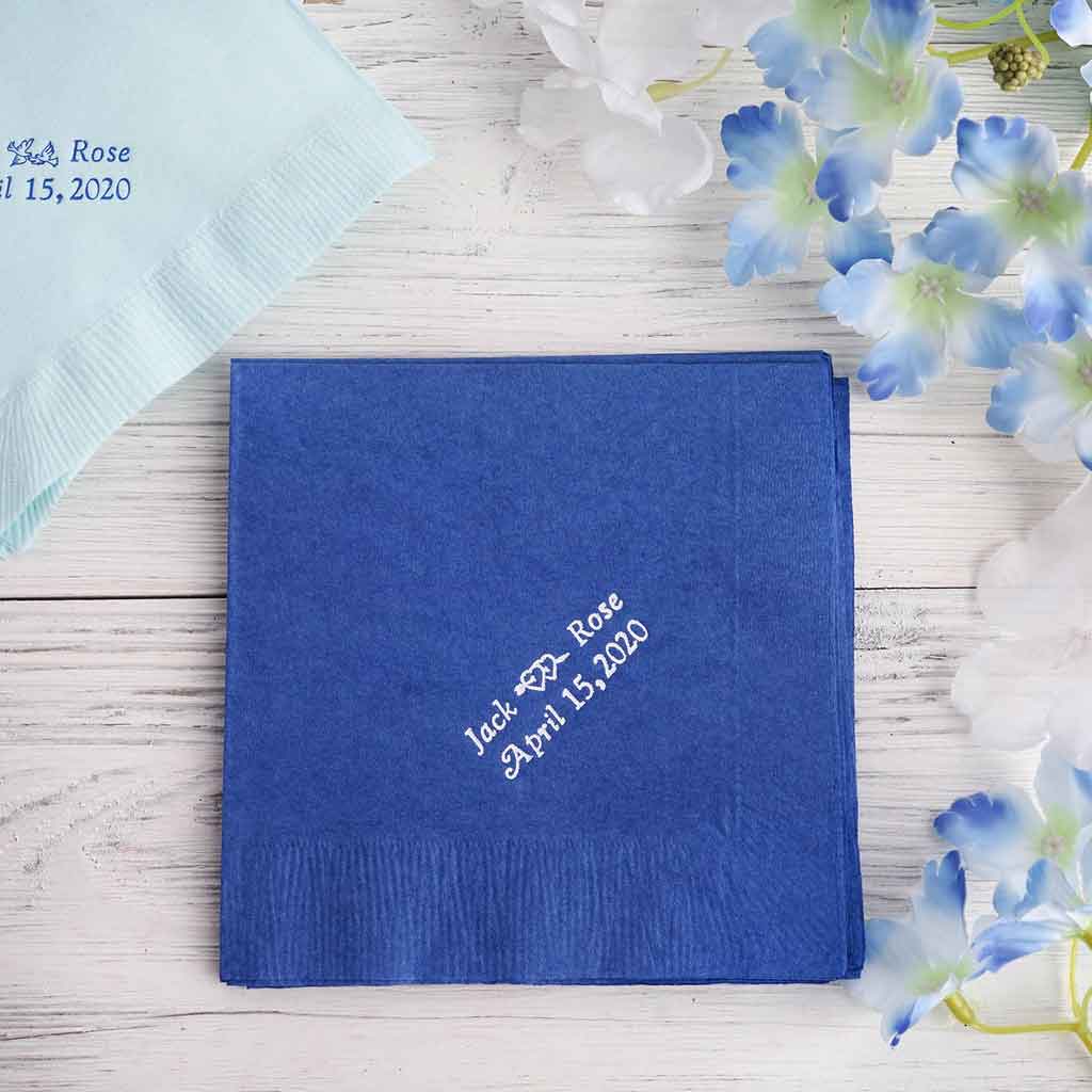 5 Types of Personalized Wedding Napkins That You Should Know | Table Covers Depot