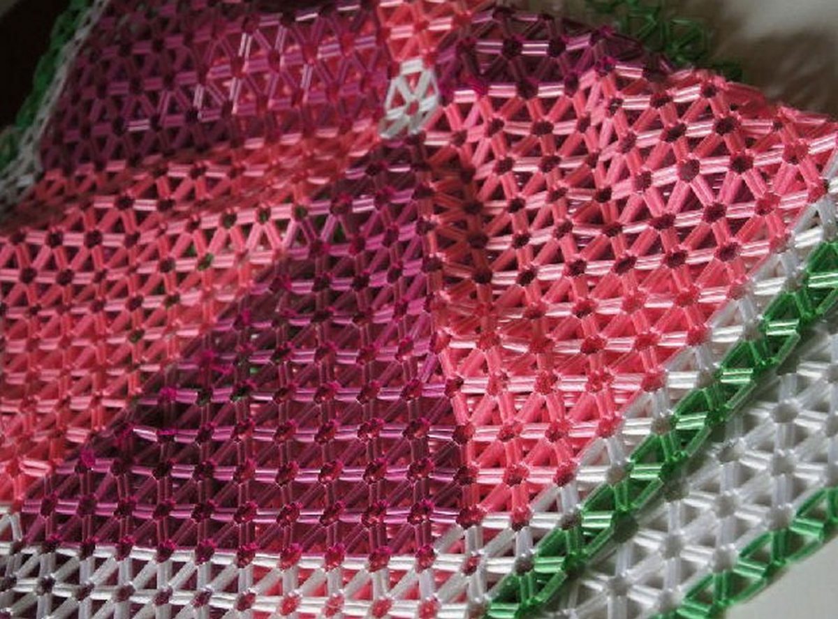 How to Make Cool Plastic Tablecloths Craft from Drinking Straws