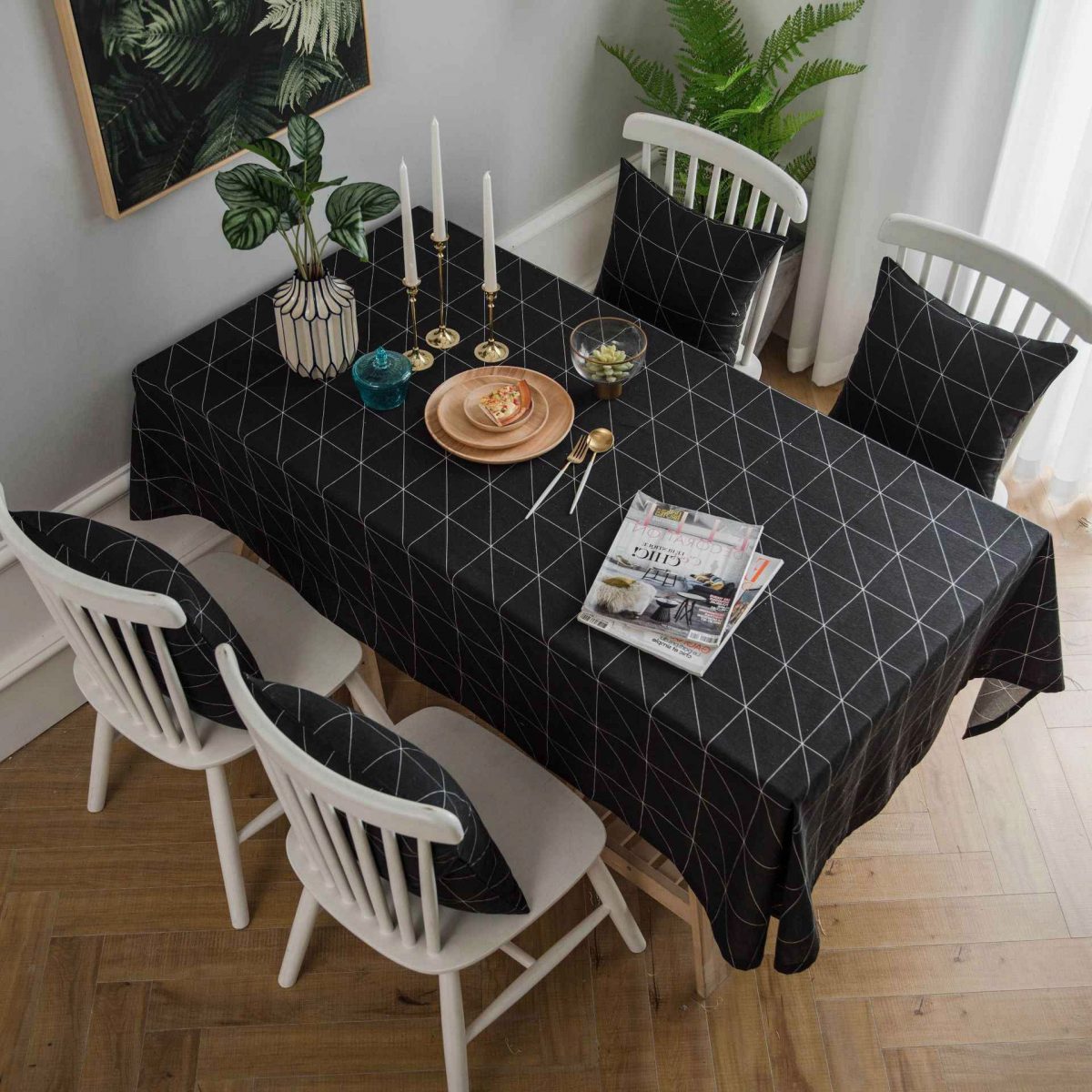 Good For All Occasions, Here Are Black Linen Tablecloth Application Ideas For You | Table Cover Depot