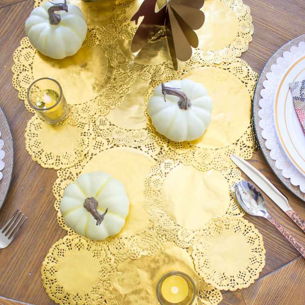 Best 5 Recommended Gold Wedding Table Runner Designs to make an Elegant Looks | Table Covers Depot