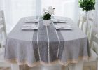 Elegant Table Décor Ideas With Oval Hemstitch Tablecloth To Beautify Your Dining | Table Covers Depot
