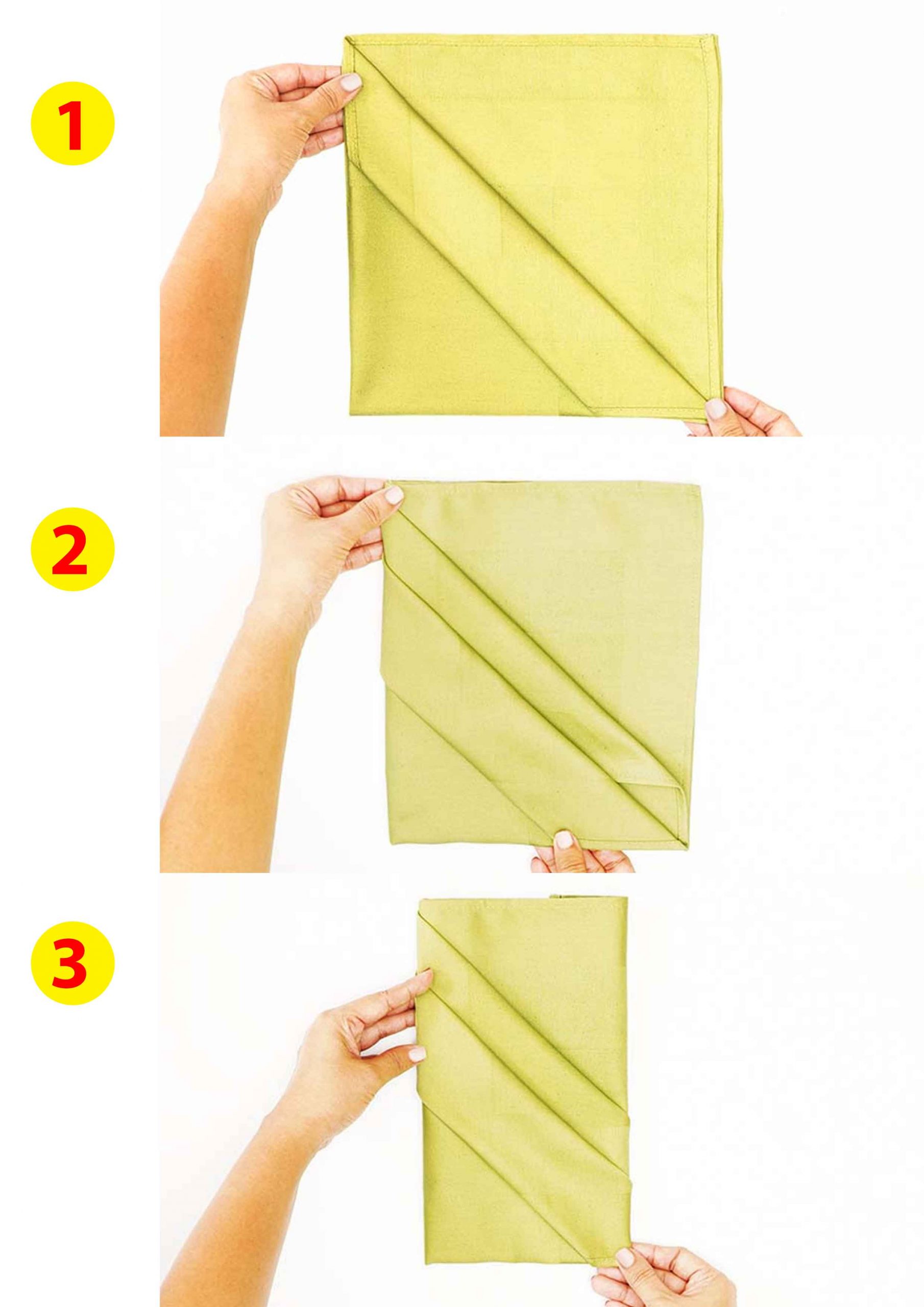 Easy Napkin Folding Ideas With Step By Step