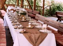 Rustic Wedding Tablecloth Decoration Ideas to Bring Country Vibe | Table Covers Depot