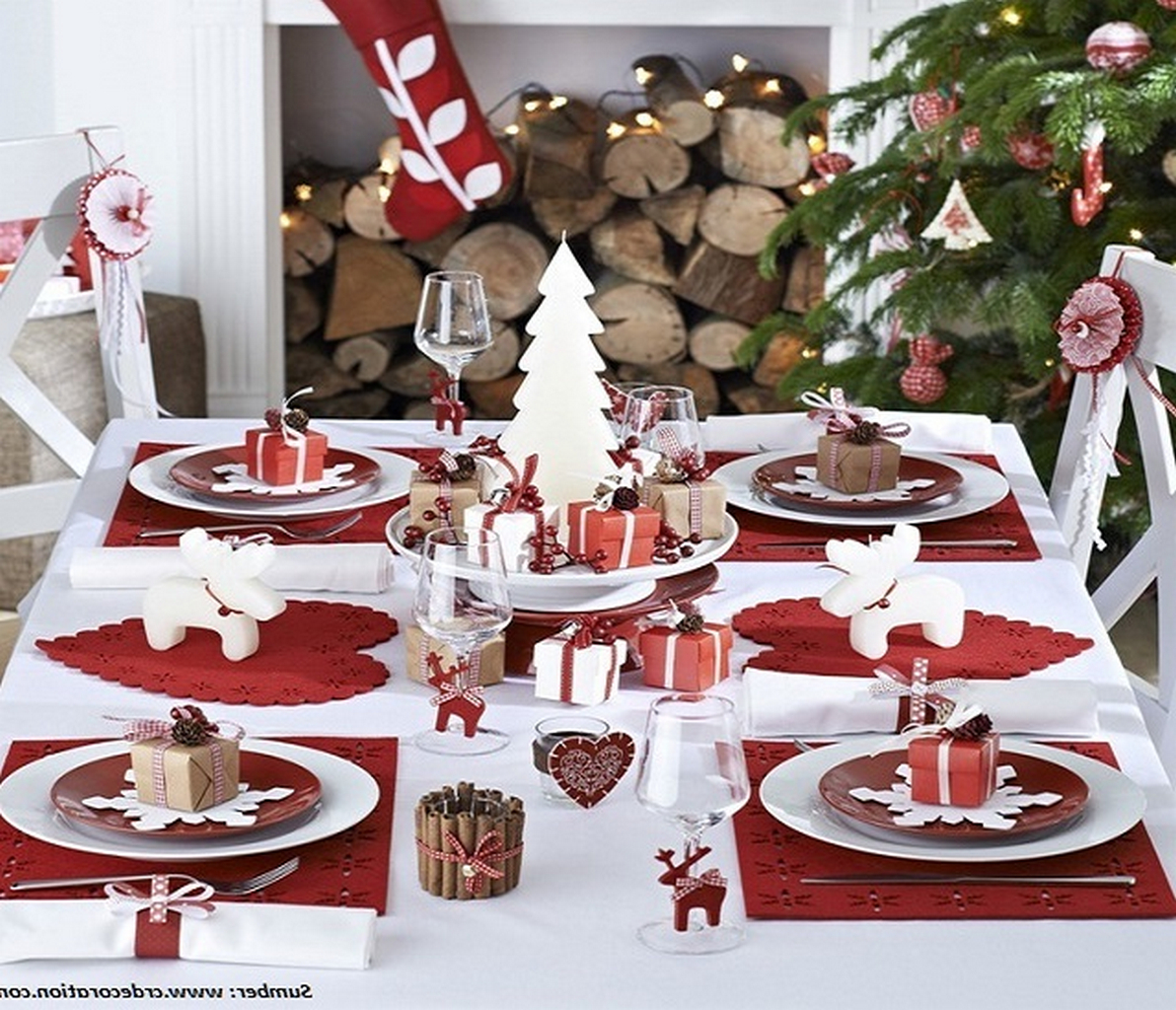 Simple Table Decorations for Christmas Table Settings | Table Covers Depot