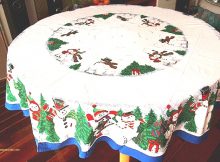 Tablecloths: New Christmas Tablecloths Oval Oval Christmas