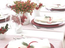 table : Thanksgiving Tablecloth Pottery Barn Wonderful Red Table