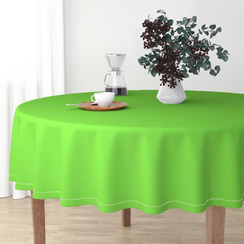 Different Kinds of Lime Green Round Tablecloth You Should Know