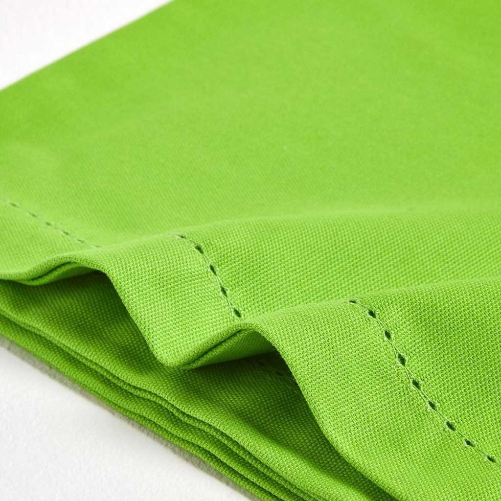 Make Fancy Appeal Using this Green Tablecloth That You Should Purchase