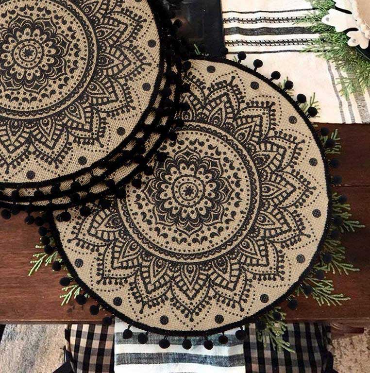 Help Insulting the Table from Heat, Here Are Benefits of Using Boho Fringe Placemats