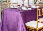 5 Things You Need to Know About Purple Velvet Tablecloth