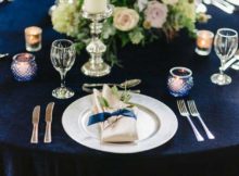 Properties of Velvet Tablecloth in Navy Blue Hues You Should Know
