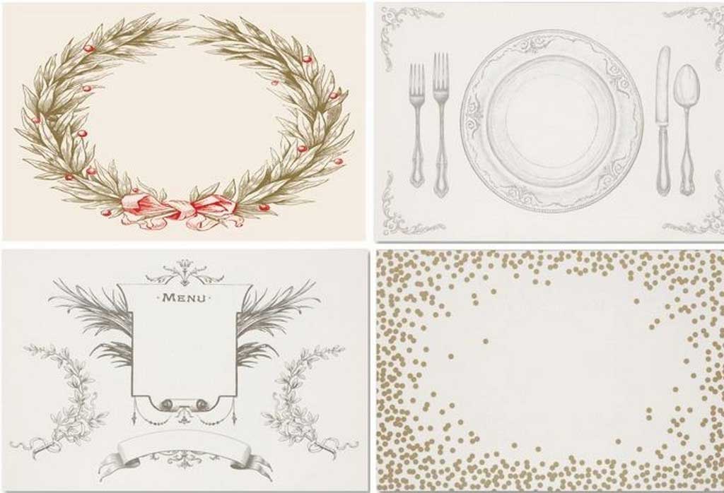 Best Recommendations of Paper Placemats in Christmas Theme and Design