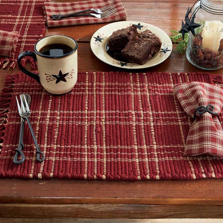 The Recommendations of Placemats with Country Style Model