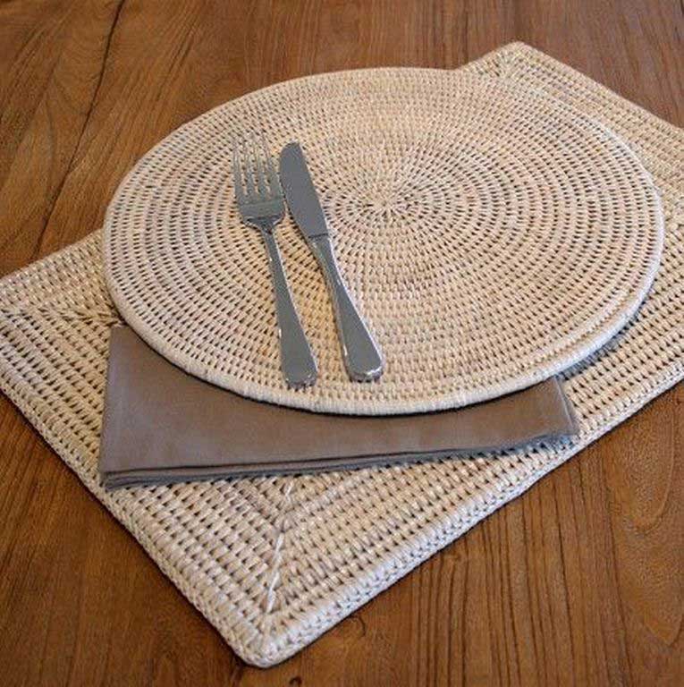 Why White Rattan Placemats are A Must-Have Item