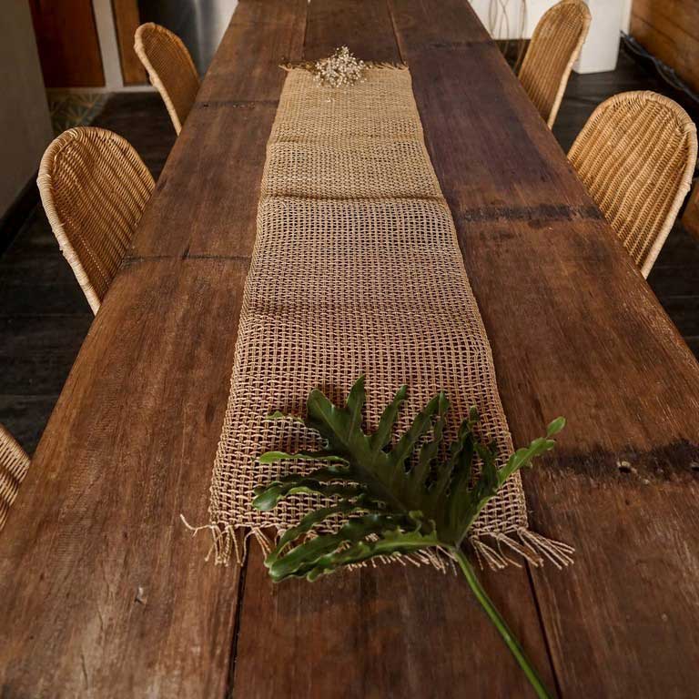 5 Ways To Use A Seagrass Runner To Decorate Your Dining Table