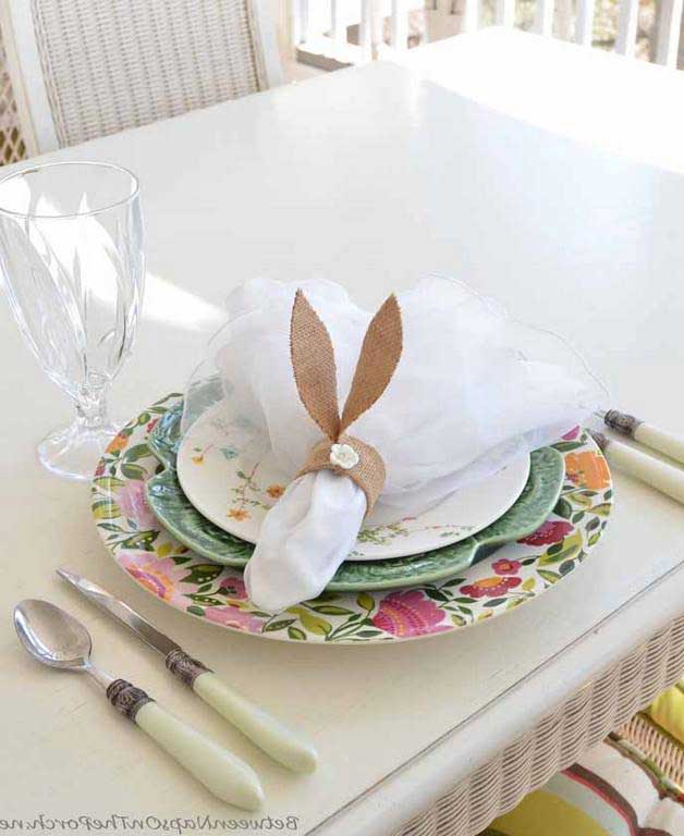 Level Up The Dinner Table Using Bunny Napkin Rings